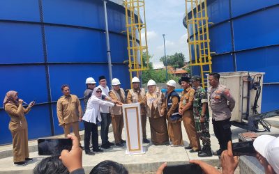 Program Reservoir dan Layanan Air Bersih Kec. Duduk Sampean Di Resmikan Bupati Gresik, Fandi Akhmad Yani
