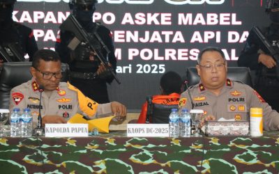Disertir Polres Yalimo Aske Mabel Ditangkap Satgas Ops Damai Cartenz 2025
