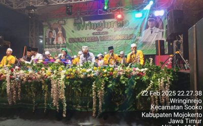 Desa Wringinrejo Gelar Acara Bersholawat Ruwa Desa Bersama Ulama Ternama Sukses Di Gelar