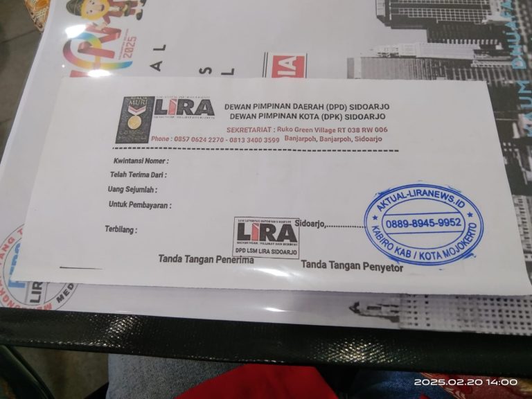 KLARIFIKASI BEREDARNYA PENGAJUAN PROPOSAL KEGIATAN LIRA MEDIA HPN 2025 OLEH OKNUM