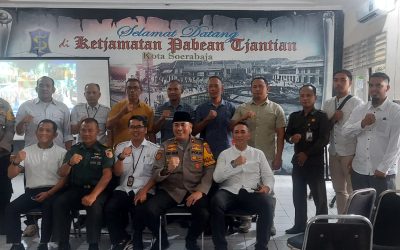 Rapat Lintas Sektoral, Kecamatan Pabean Cantian Siap Dukung Pengamanan Idul Fitri 1446 H