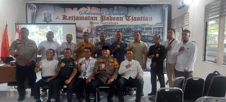 Rapat Lintas Sektoral, Kecamatan Pabean Cantian Siap Dukung Pengamanan Idul Fitri 1446 H
