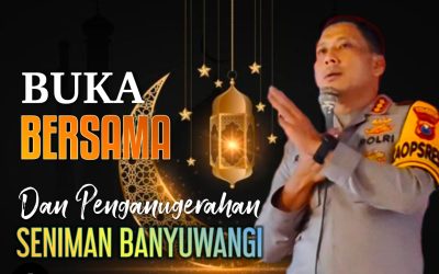 Kapolresta Banyuwangi adakan Buka Bersama Dan pemberian taliasih kepada 70 seniman Banyuwangi