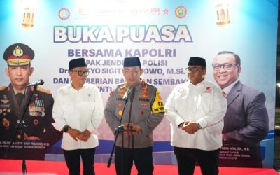 Buka Bersama Dengan Buruh, Kapolri Sampaikan Kabar Gembira